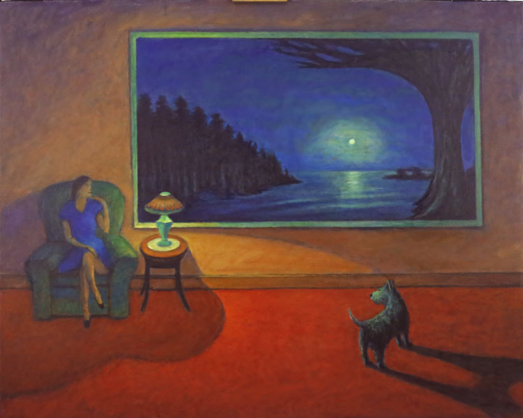 Night Watch - 50 by 40 inches oil painting