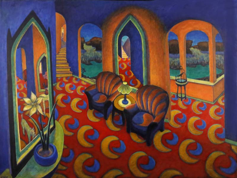 A Night to Remember - 56 by 42 inches oil painting