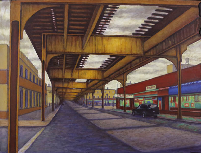 Payday Today - 50 by 38 inches oil painting