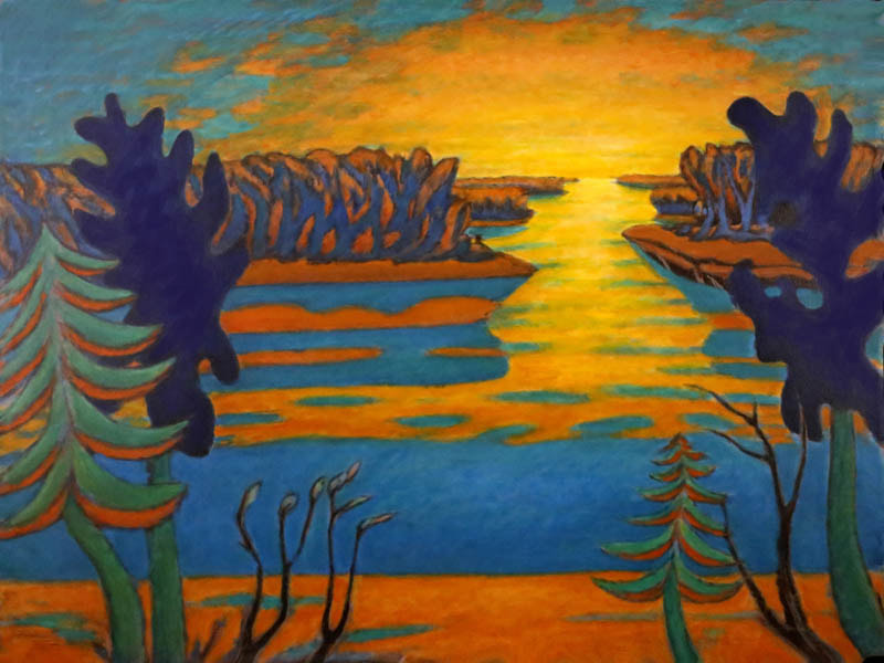 Journeys End - 56 by 42 inches