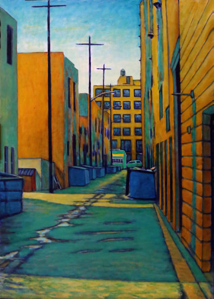 Early Morn - 30 by 42 inches oil painting