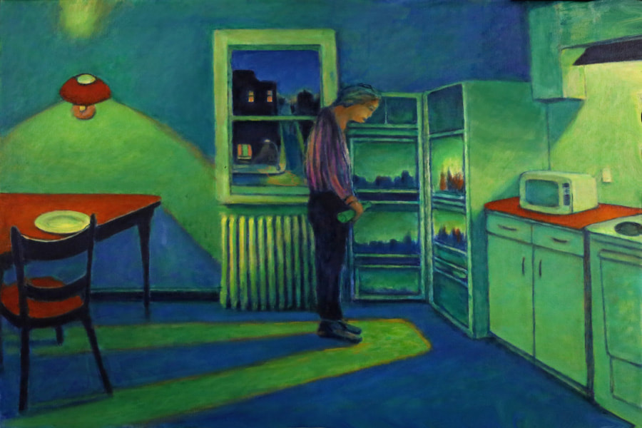 Solitary Decision - 36 by 24 inches