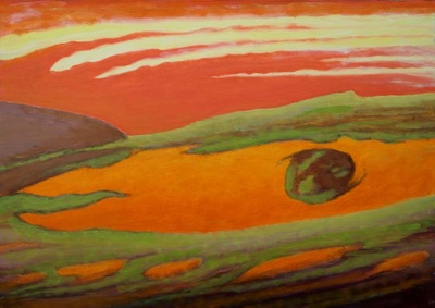 Heat Dome Interlude - 20 by 28 inches